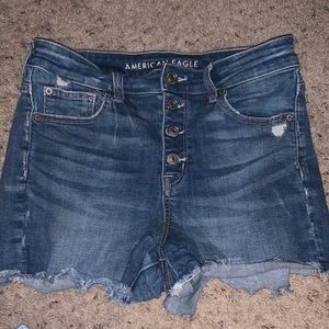 American Eagle jean shorts size 10.